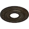 Ekena Millwork Lauren Medallion (Canopies up to 6 1/4"), 20 5/8"OD x 6 1/4"ID x 1 3/8"P, Stone Hearth Crackle CM20LNSHC - alternate 3